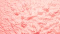 Coral red foam texture background bubbled cream