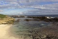 Coral reef beach in Tonga