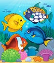 Coral reef fish theme image 4 Royalty Free Stock Photo