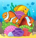 Coral reef fish theme image 7 Royalty Free Stock Photo