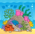 Coral reef theme image 2 Royalty Free Stock Photo