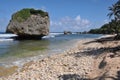 Coral rock formations at Bathsheba Beach Barbados