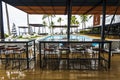 Coral Sea Resort Hotel On Rainy Day