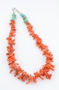 Coral and Turquoise Necklace.