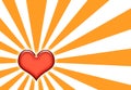 Corazon Sunburst Abstract Wallpaper Royalty Free Stock Photo