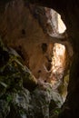 Corbeddu cave in Sardinia Royalty Free Stock Photo