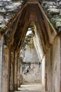 The Corbel arch in the Palace at Palenque, a Maya city state in southern Mexico