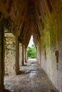 The Corbel arch in the Palace at Palenque, a Maya city state in southern Mexico Royalty Free Stock Photo