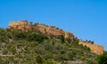 Corbera village Castle in Valencia Royalty Free Stock Photo