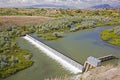 Corbett Dam irrigation diversion Royalty Free Stock Photo