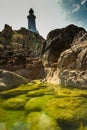 Corbiere Lighthouse on a sunny day