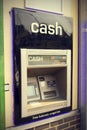 Corby, United Kingdom. April 18, 2019. Street ATM, cash machine