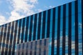 Corby, United Kingdom - 01 January 2019 - Corby Cube building, Corby Borough Council. Modern cityscape with office buildings