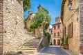 The idyllic village of Corciano, near Perugia, in the Umbria region of Italy.