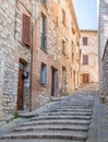 The idyllic village of Corciano, near Perugia, in the Umbria region of Italy.