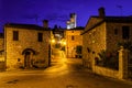 Corciano (Umbria) at blue hour