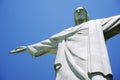 Corcovado Christ the Redeemer Blue Sky Horizontal Close-Up