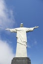 Corcovado Christ the Redeemer Rio with Clouds Royalty Free Stock Photo