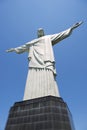Corcovado Christ the Redeemer Rio de Janeiro Brazil Pedestal Royalty Free Stock Photo