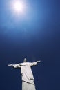 Corcovado Christ the Redeemer Rio de Janeiro Brazil Sun