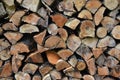 A cord of firewood