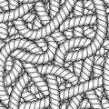 Cord interlacing seamless pattern background