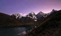 Cordillera Huayhuash at Dusk, Peru