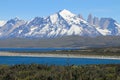 Cordillera Paine in Torres del Paine National Park. Patagonia. Chile