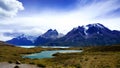 Cordillera Paine in `Torres del Paine` National Park, Patagonia