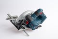 Cordless Circular Saw with Adjustable Guide Royalty Free Stock Photo