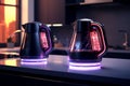 Cordless electric kettles with rapid boiling techn