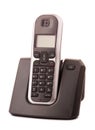 Cordless home phone isolated Royalty Free Stock Photo