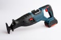 Cordless Reciprocating Saw with Ergonomic Design Royalty Free Stock Photo