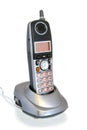 Cordless Telephone in Cradle Royalty Free Stock Photo