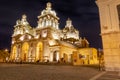 Cordoba Cathedral at night - Cordoba, Argentina Royalty Free Stock Photo