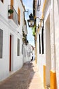 Cordoba Old Town white streets, Andalusia, Spain Royalty Free Stock Photo