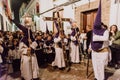 Easter procession in the holy week of Cordoba Royalty Free Stock Photo