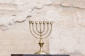 The menorah in the synagogue of Cordoba.