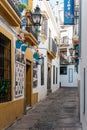 Old typical street in the jewry of Cordoba