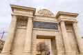 Puerta del Puente is a Renaissance gate in Cordoba, Spain Royalty Free Stock Photo