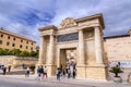 Puerta del Puente is a Renaissance gate in Cordoba, Spain Royalty Free Stock Photo