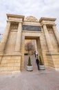 Puerta del Puente is a Renaissance gate in Cordoba, Spain Royalty Free Stock Photo