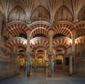 Arches and Columns of Hypostyle Prayer Hall at Mosque-Cathedral of Cordoba - Cordoba, Andalusia, Spain