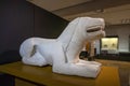 Iberian lion of Nueva Carteya Sculpture at Archaeological Museum of Cordoba - Cordoba, Andalusia, Spain