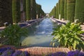 Gardens and fountains of Alcazar of Cordoba