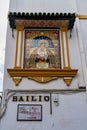 Cordoba, Spain - November 01, 2019: Capuchinos Square, Plaza de Capuchinos