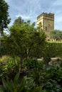 Garden of the Alcazar of the Christian Monarchs in Cordoba, Spain