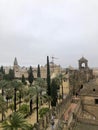 Cordoba, Spain: View of the Mezquita Mosque-Cathedral of Cordoba from the Alcazar of the christian monarchs