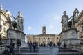 The cordonata the square of the capitol rome italy europe