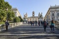 The cordonata the square of the capitol rome italy europe